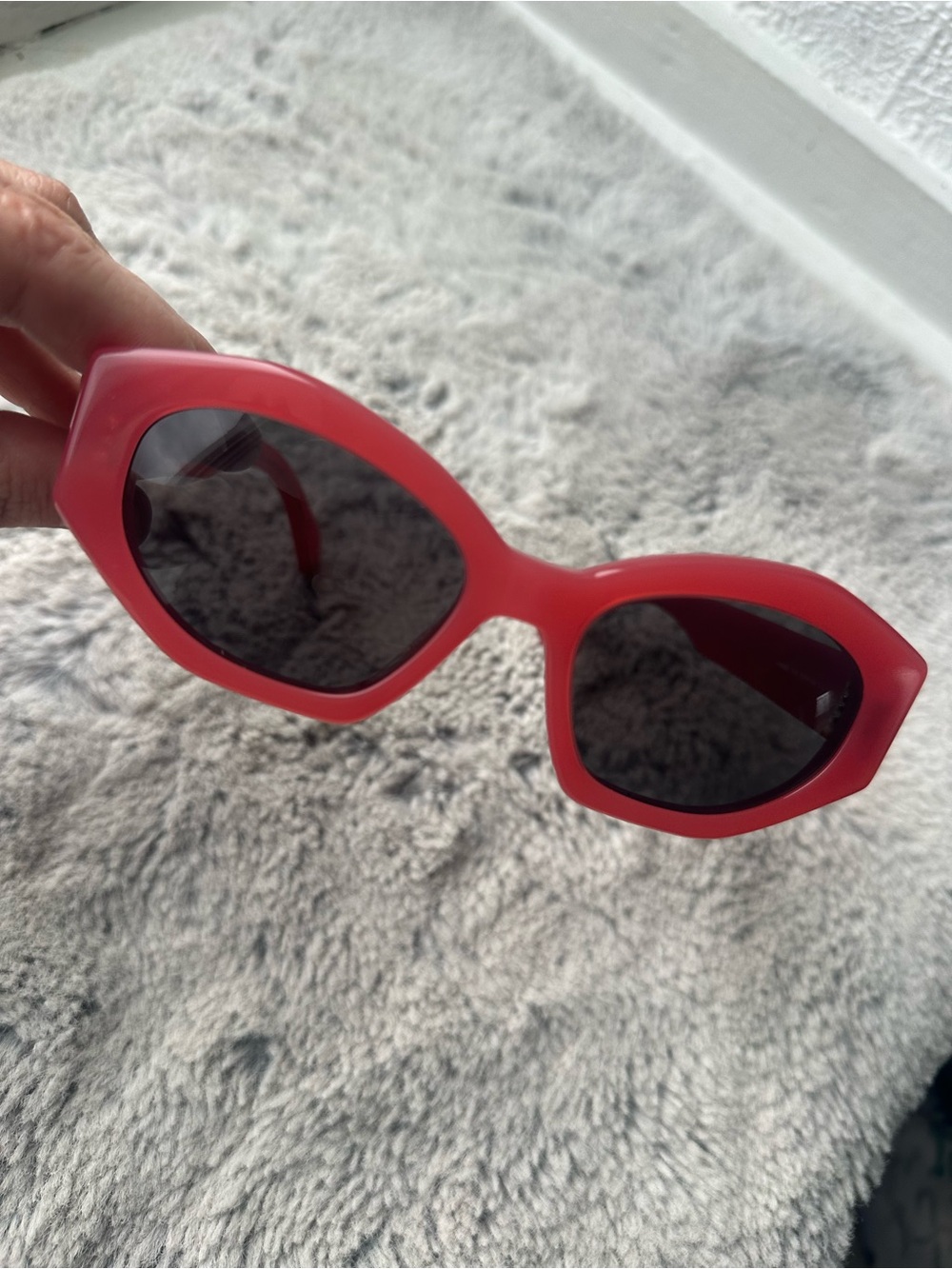 CELINE RED TRIOMPHE SUNGLASSES